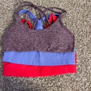 TNA Women's Bra Set - Purple, Blue, Red